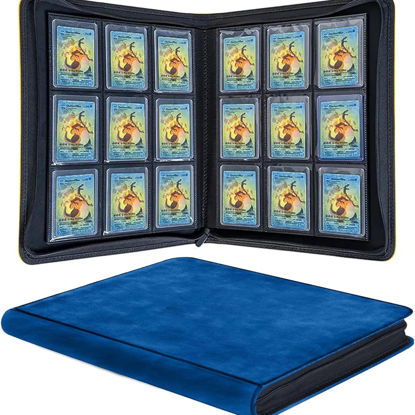 Pokemon Binder Card - PU Suede 288 Hold TCG Card