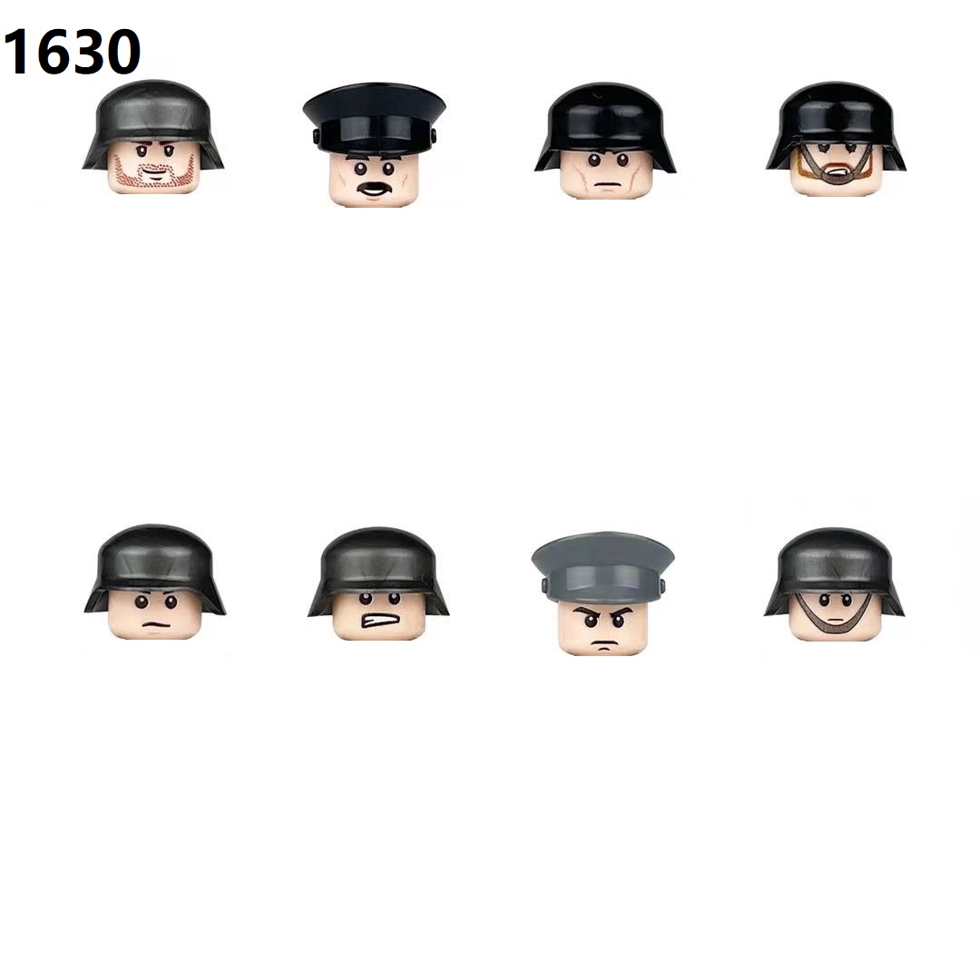 Lego Minifigure Holder - 8 Viên Quân Sự Vũ Khí