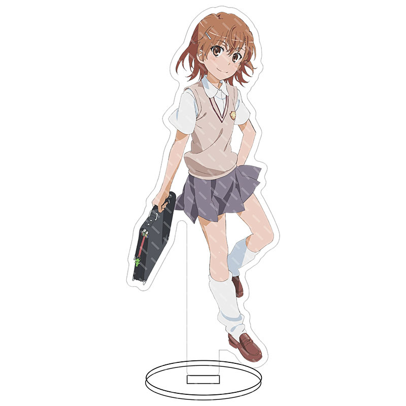 16CM Anime Figure A Certain Sc - đánh giá và giá Figma Stand Set