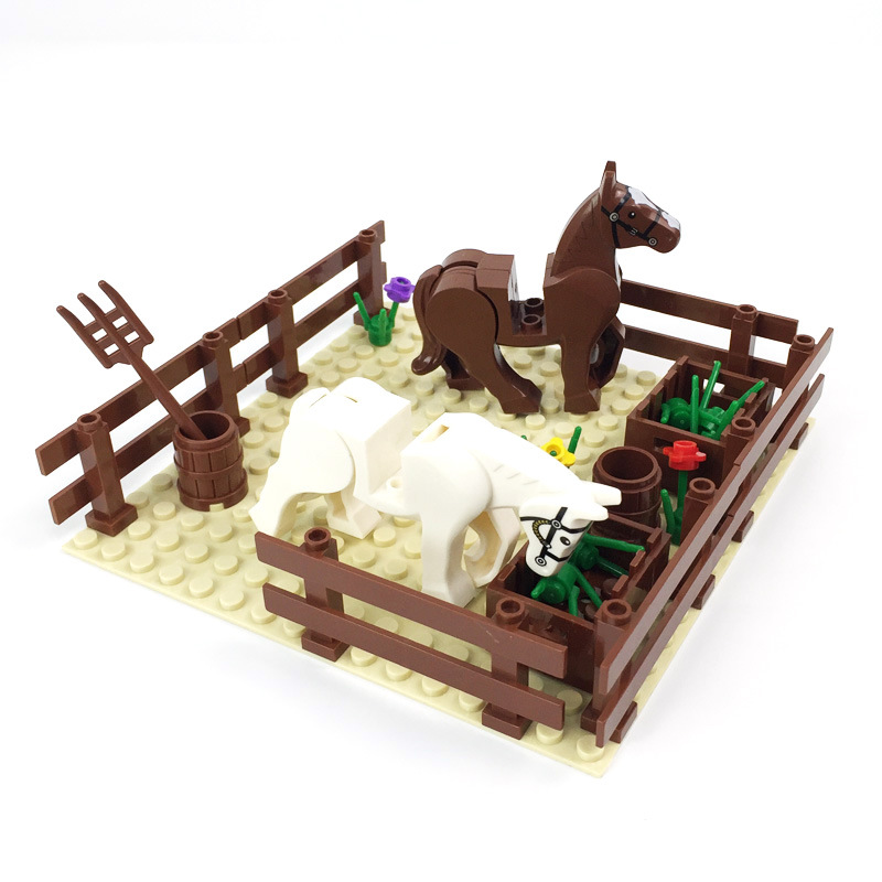 City MOC Farm Scene Cattle pen - đánh giá và giá Lego Set Creator