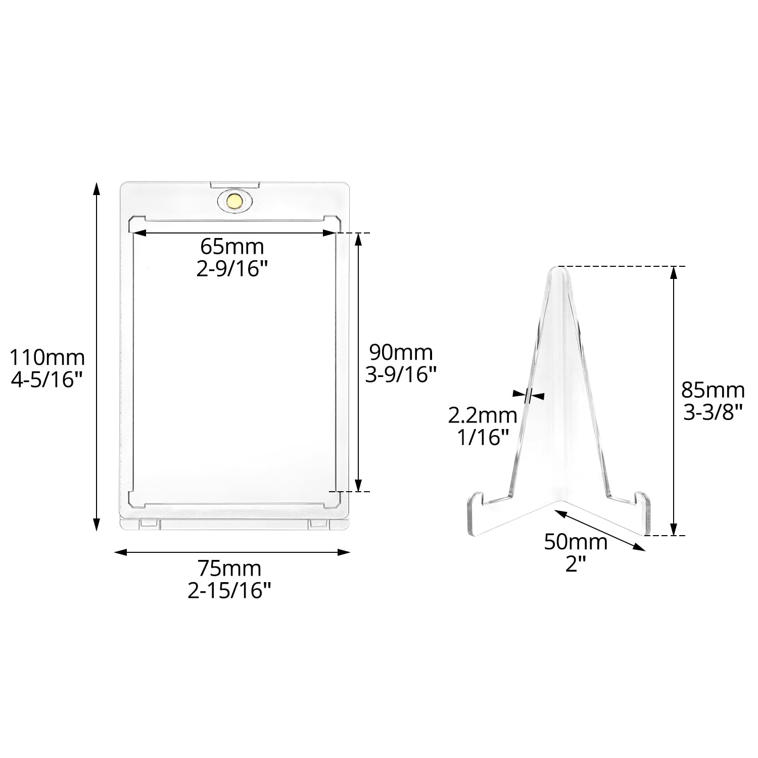 35PT Magnetic Card Holder Disp - đánh giá và giá Card Penny Sleeve