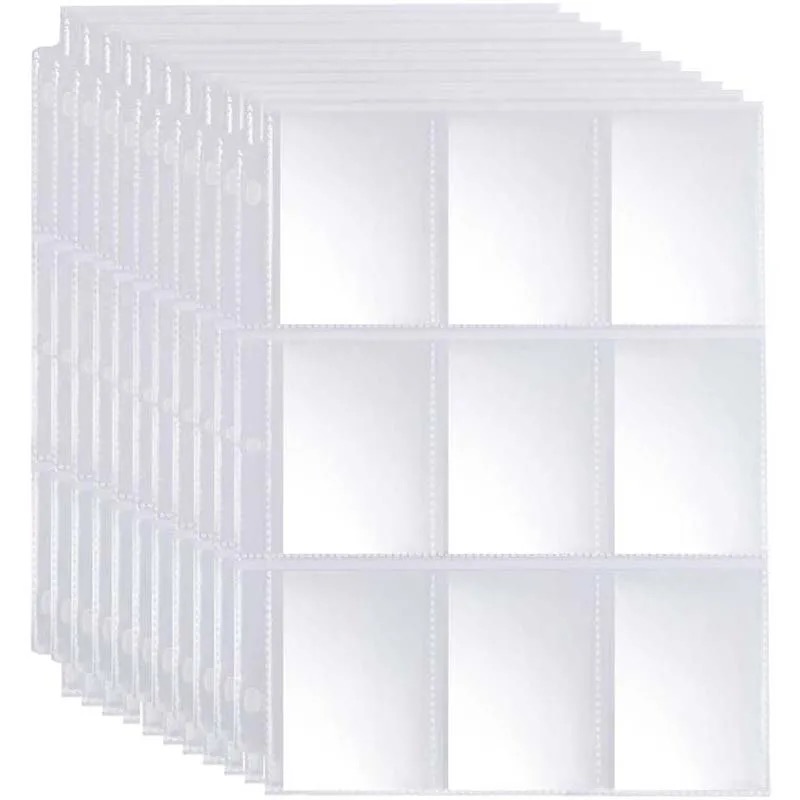 50pcs 9 Pocket Trading Gaming  - đánh giá và giá Card Penny Sleeve