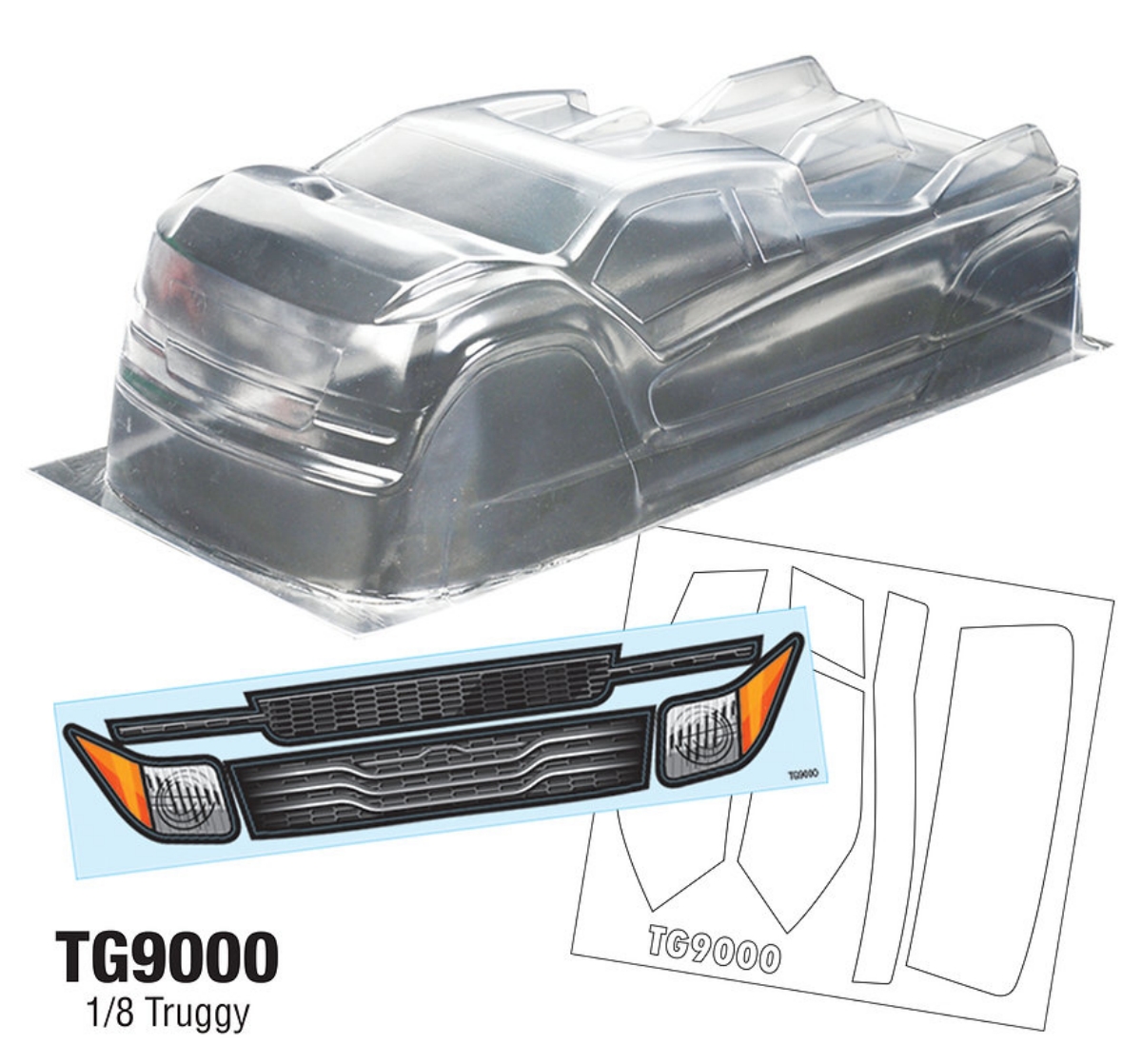 TG9000 1/8 Truggy Body fit Tea - đánh giá và giá Tamiya Model Paint Set
