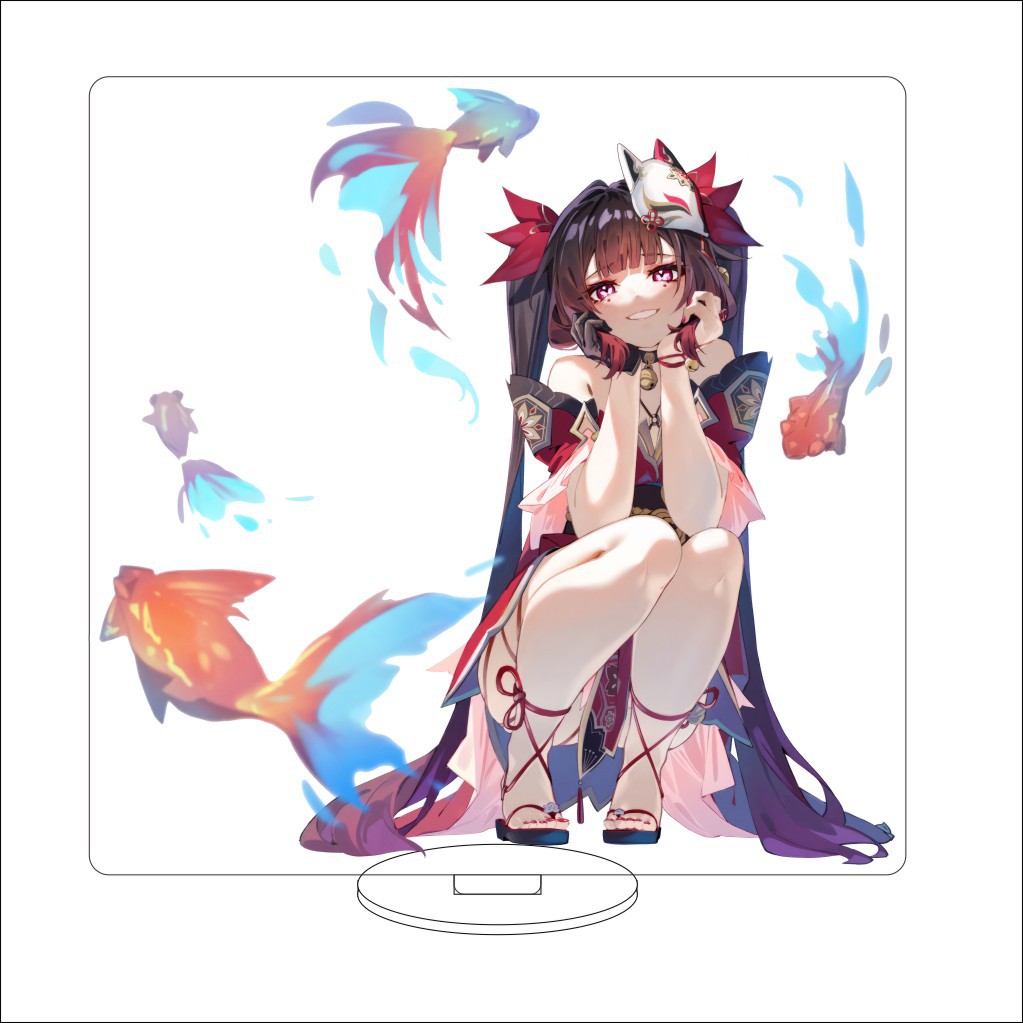 16CM Game Anime Honkai: Star R - đánh giá và giá Figma Stand Set