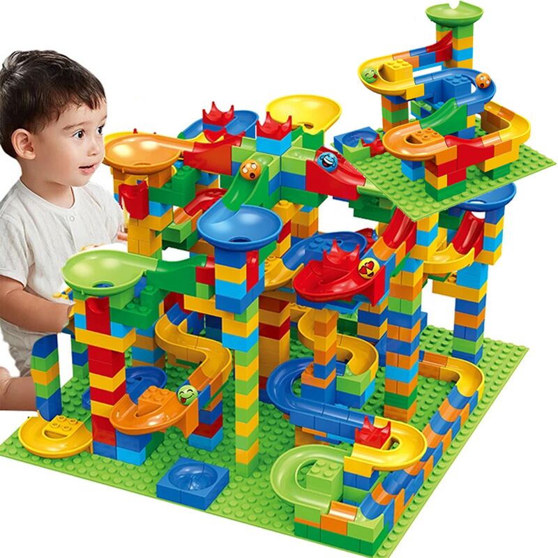 84-504PCS Marble Race Run Bloc - đánh giá và giá Lego Set Creator