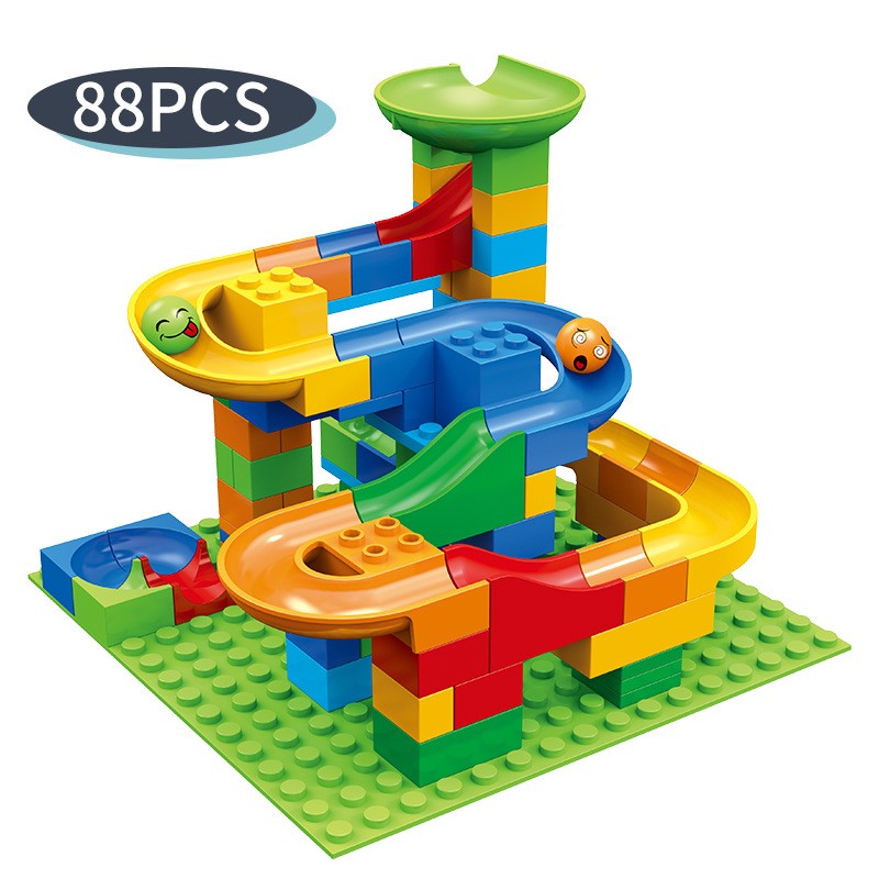 84-504PCS Marble Race Run Bloc - đánh giá và giá Lego Set Creator