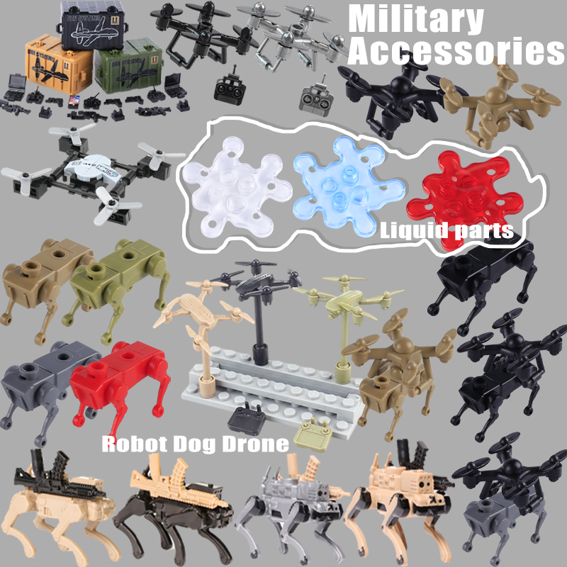 WW2 Military Accessories UAV R - đánh giá và giá Lego Minifigure Holder