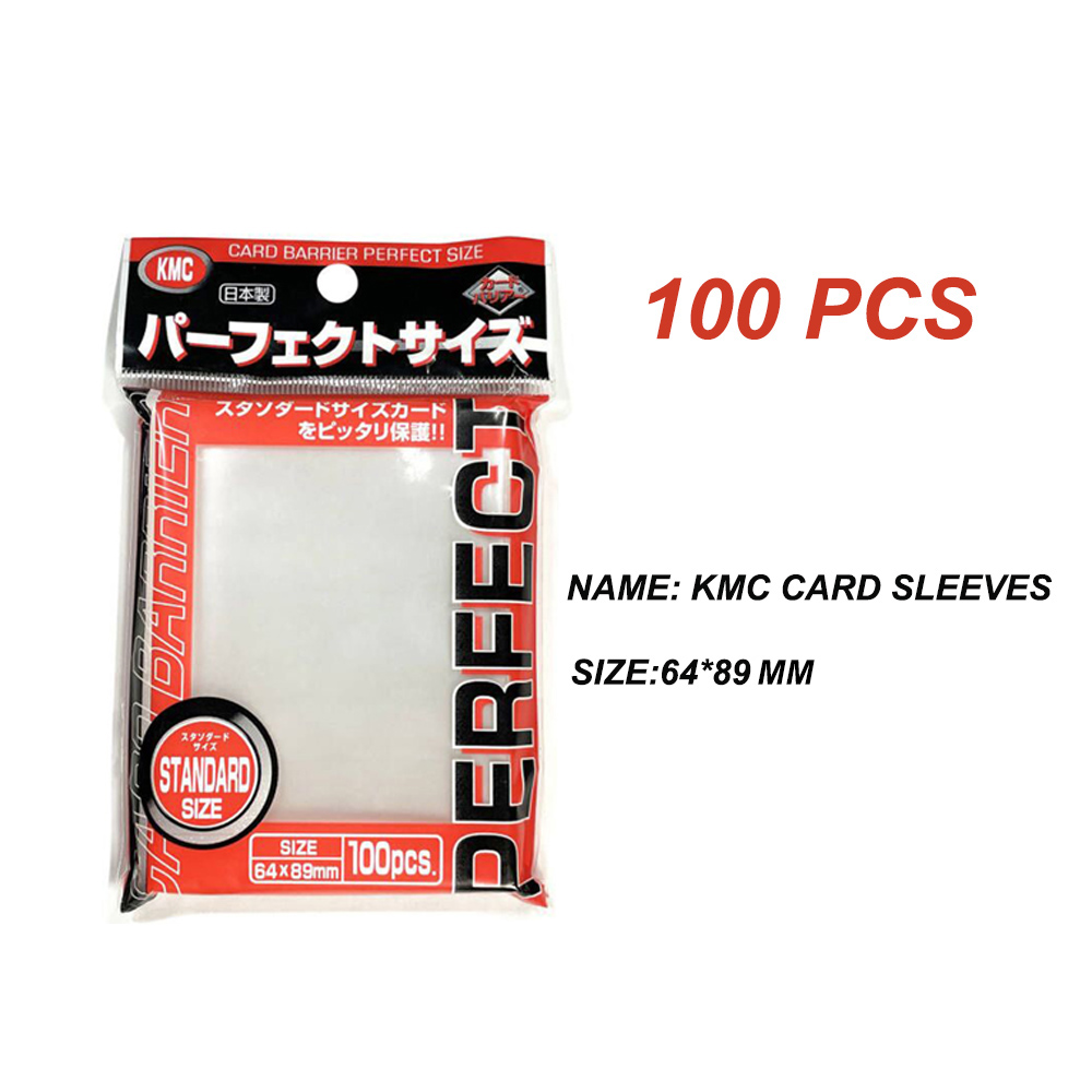 64x89mm 100PCS Transparent KMC - đánh giá và giá Card Penny Sleeve