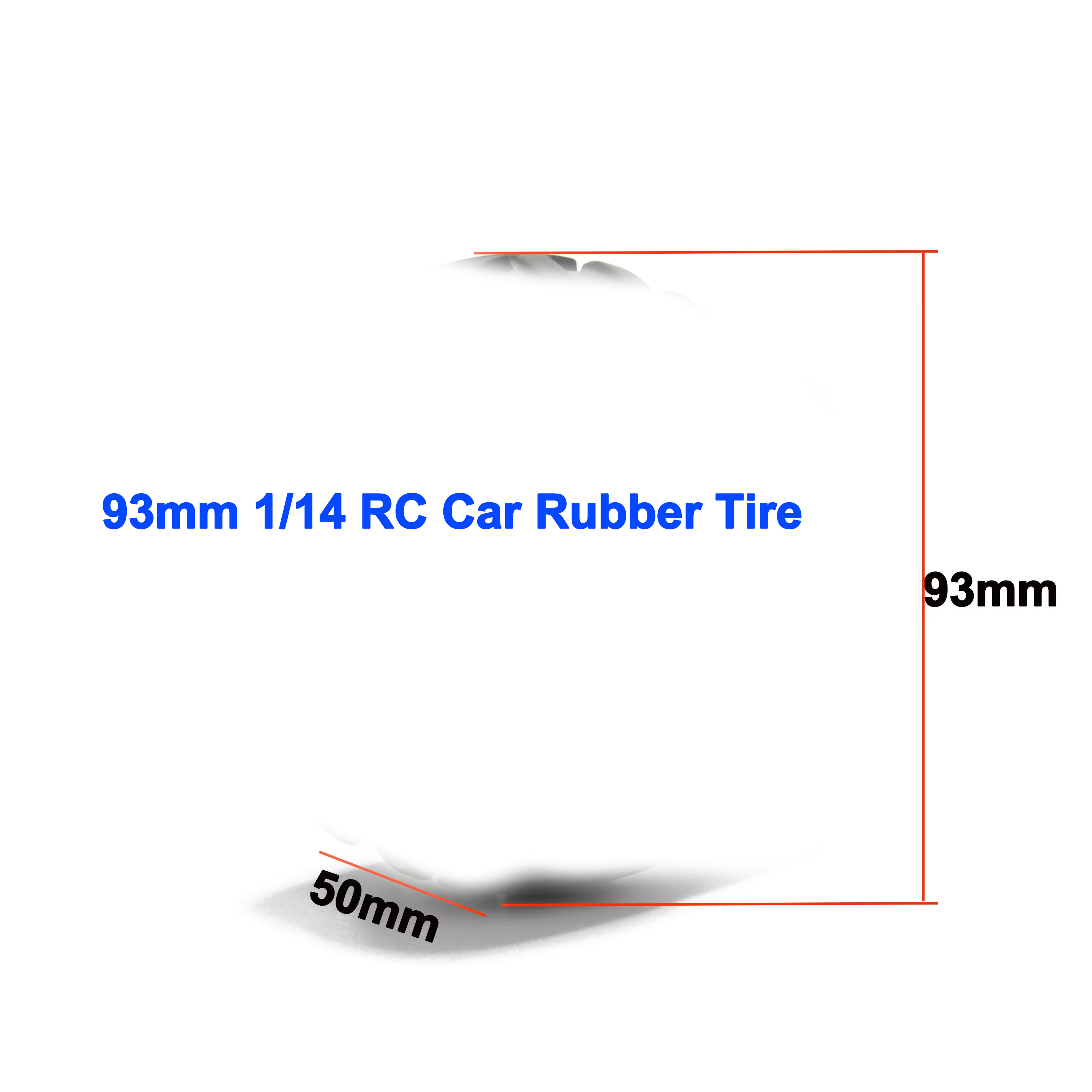 93mm 1/14 RC Car Rubber Tire W - đánh giá và giá Hot Wheels Car Monster Trucks