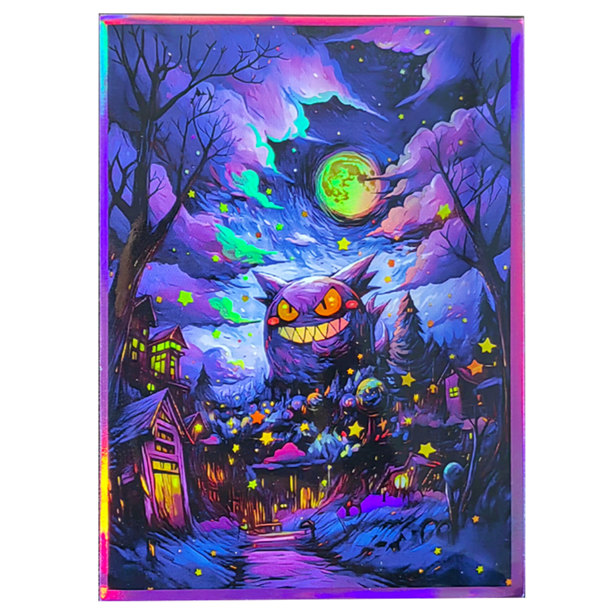 60PCS 66x91mm Pokemon Gengar H - đánh giá và giá Card Penny Sleeve