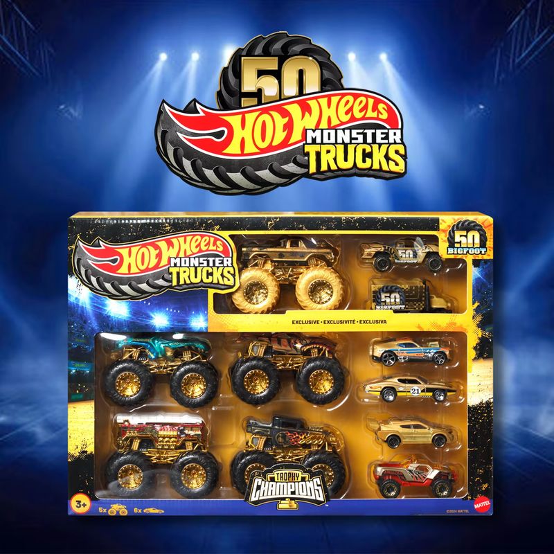 Hot Wheels Monster Truck 50th  - đánh giá và giá Hot Wheels Car Monster Trucks