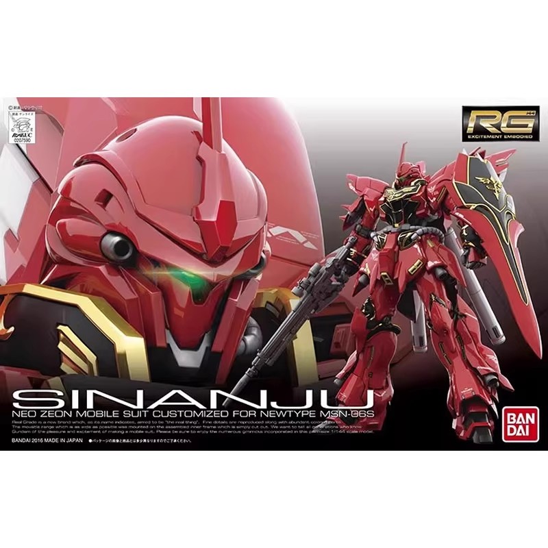 Bandai Genuine RG 1/144 Sinanj - đánh giá và giá Bandai Model Gundam Rg