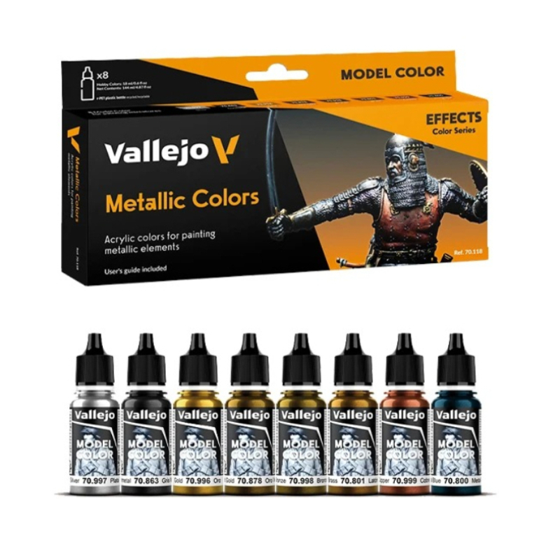 Vallejo 70118 Metallic Color E - đánh giá và giá Tamiya Model Paint Set