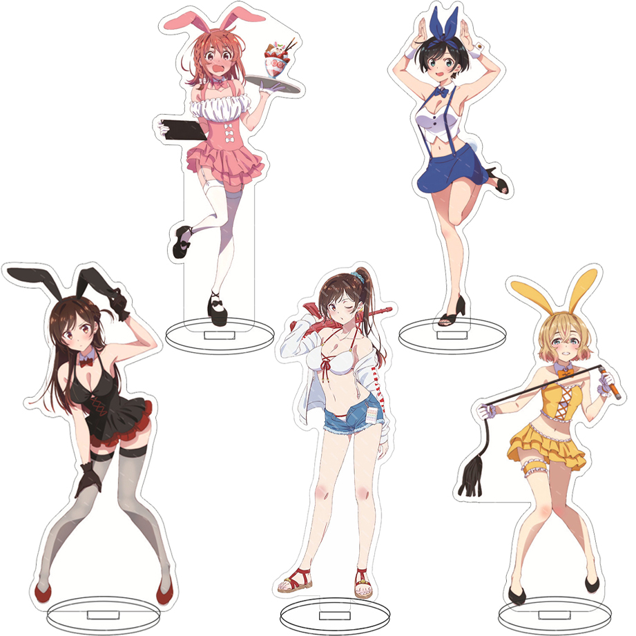16CM Anime Figure Rent A Girlf - đánh giá và giá Figma Stand Set