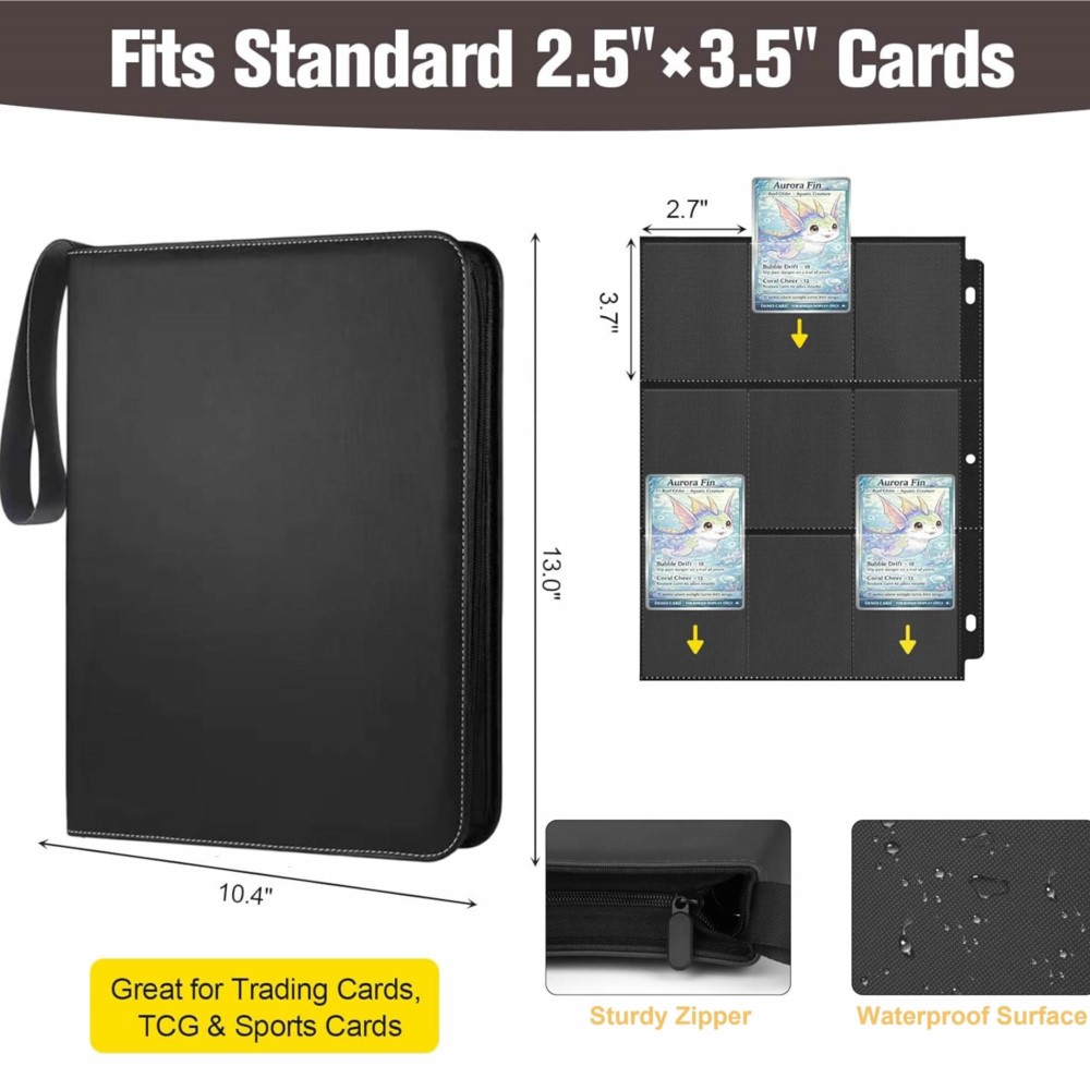 900 Pockets Card Binder Album  - đánh giá và giá Card Penny Sleeve