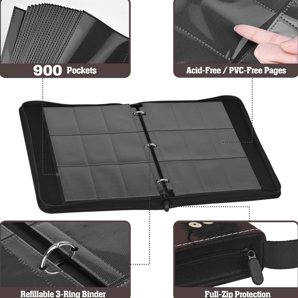 900 Pockets Card Binder Album  - đánh giá và giá Card Penny Sleeve