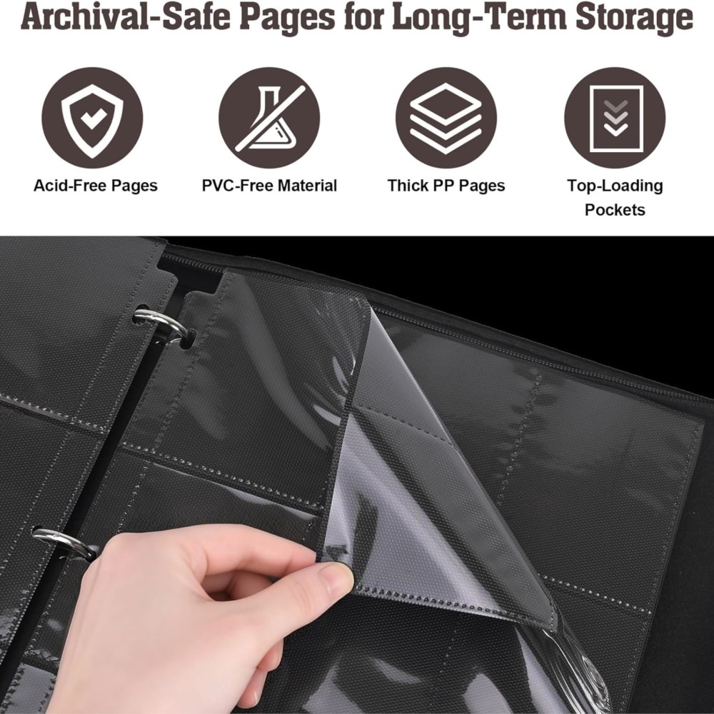 900 Pockets Card Binder Album  - đánh giá và giá Card Penny Sleeve