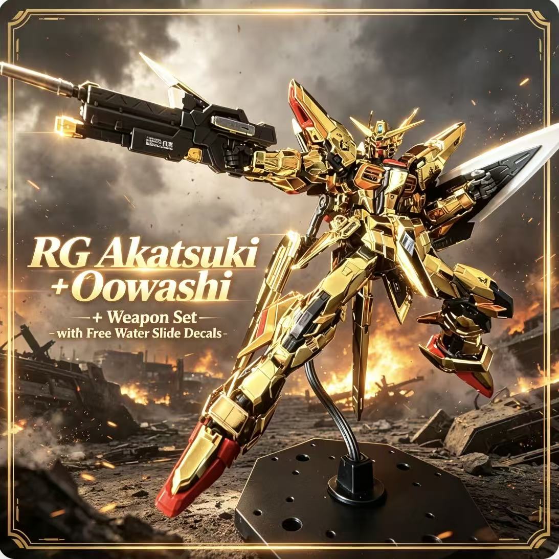 RG41 1/144 ORB-01 Akatsuki Oow - đánh giá và giá Bandai Model Gundam Rg