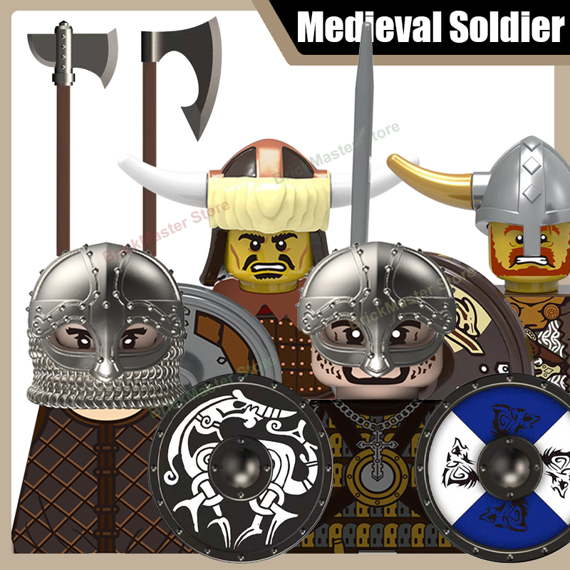 Medieval Military Viking Warri - đánh giá và giá Lego Minifigure Holder