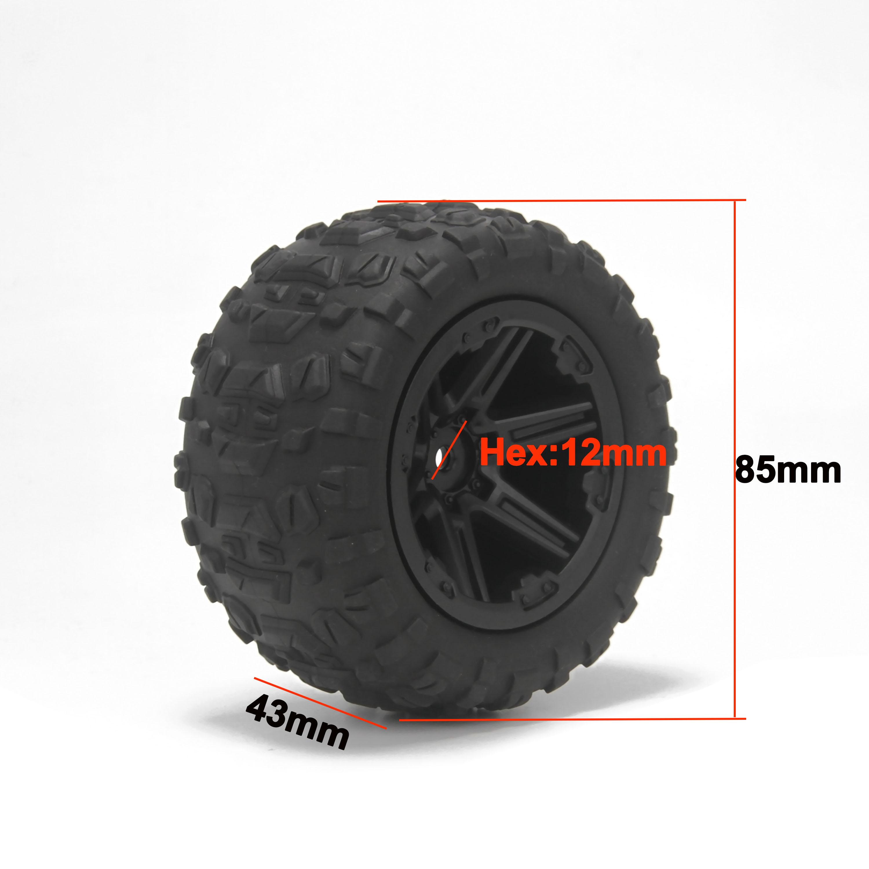 4PCS 85mm Rubber Tire Wheel Ri - đánh giá và giá Hot Wheels Car Monster Trucks